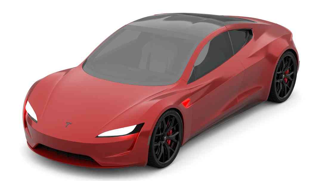 Tesla Roadster 2 Blender 3D Car model