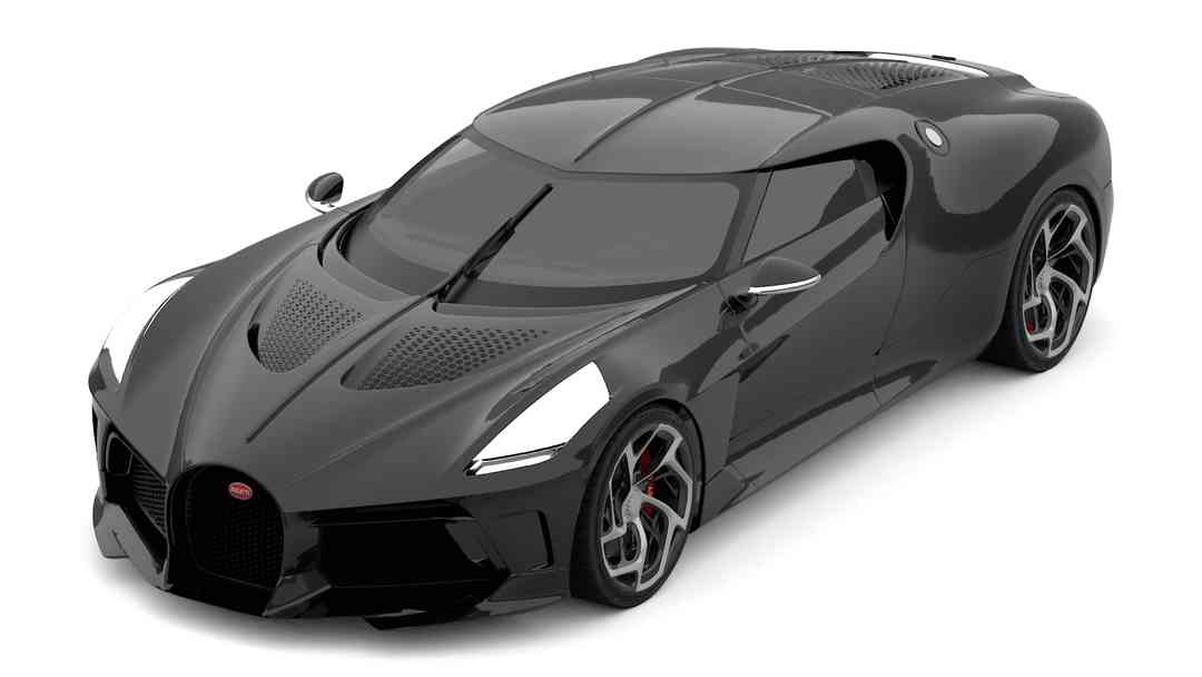 Bugatti La Voiture Noire Blender 3D Car model