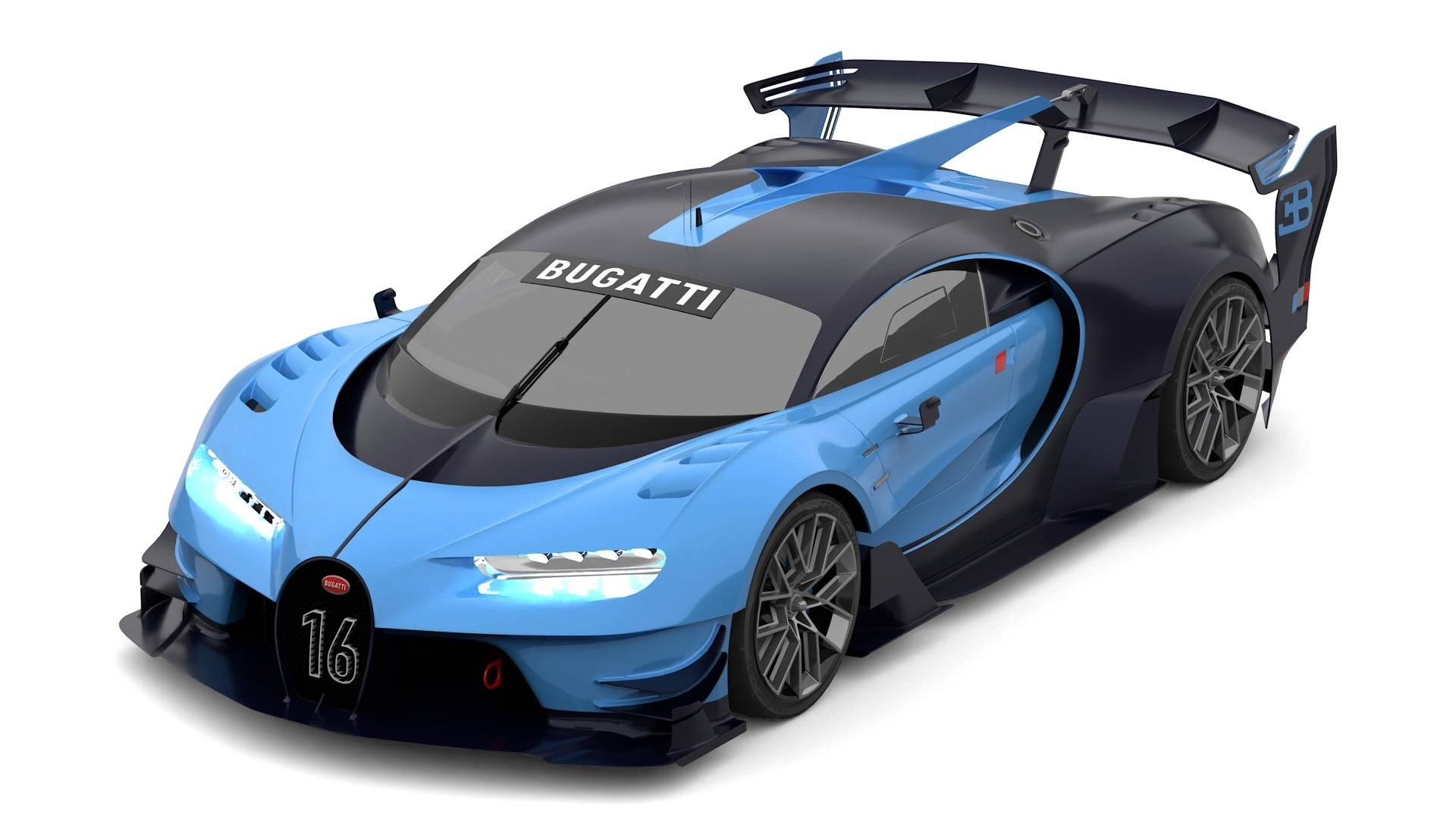 Bugatti Chiron Vision Gt Blender 3D Car model
