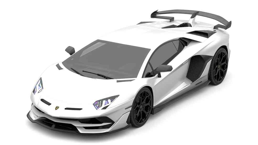 Lamborghini Aventador Svj Blender 3D Car model