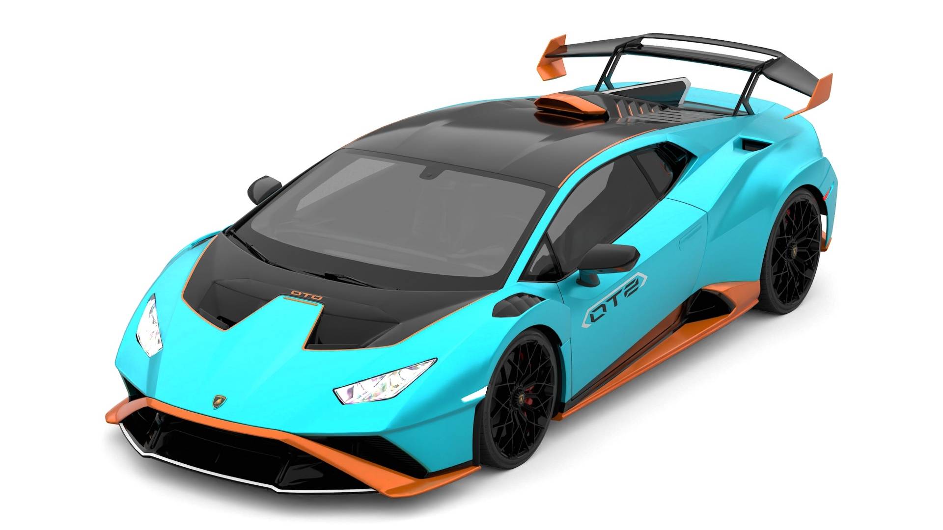 Lamborghini Huracan Sto Blender 3D Car model