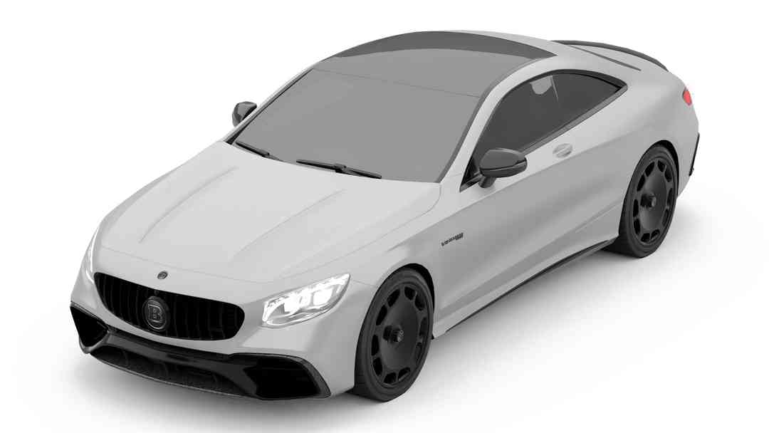 Brabus Mercedes S63 Coupe 700 Blender 3D Car model