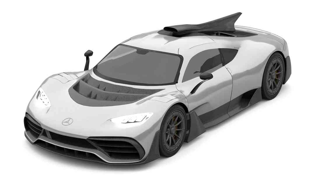 Mercedes Amg Project One Blender 3D Car model