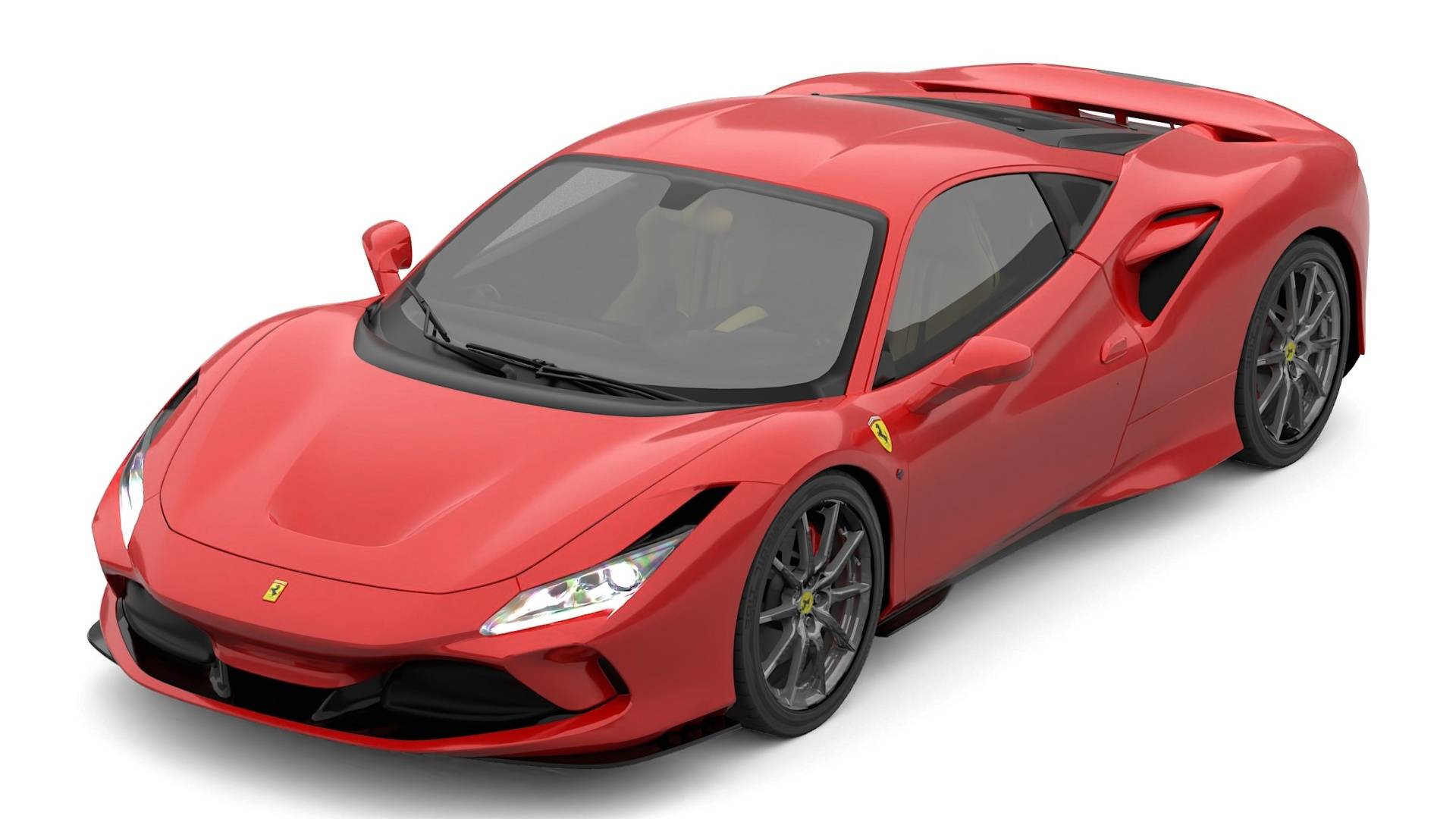 Ferrari F8 Tributo Blender 3D Car model