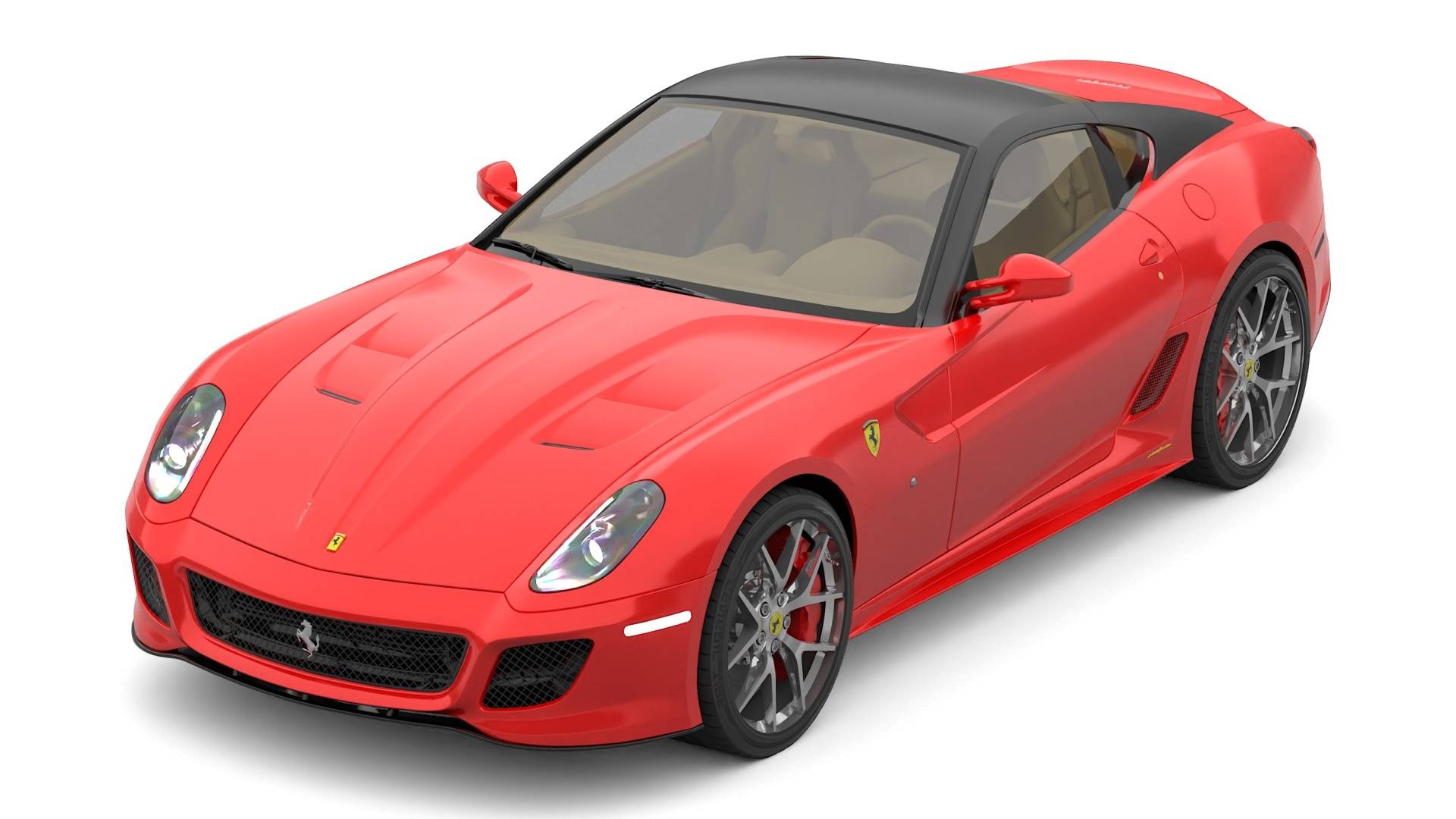 Ferrari 599 Gto Blender 3D Car model