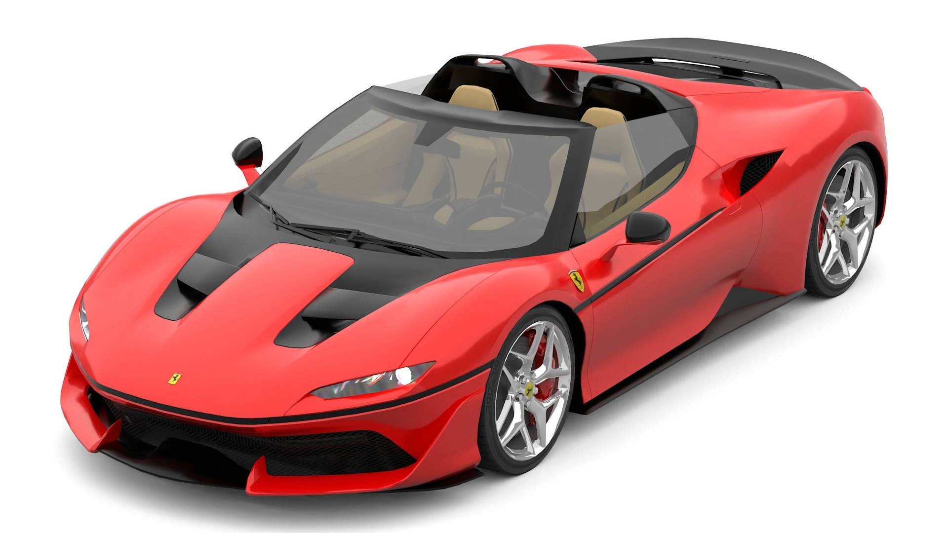 Ferrari J50 Blender 3D Car model