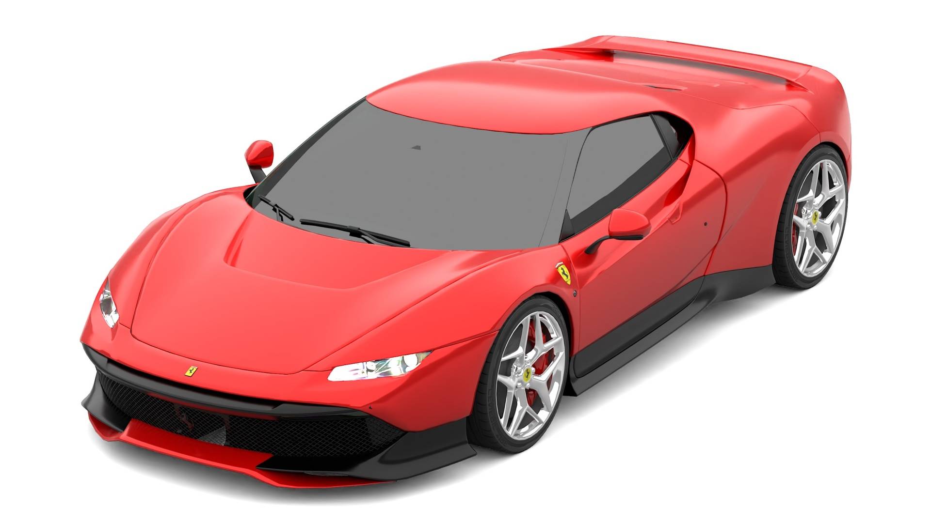 Ferrari Sp38 Blender 3D Car model