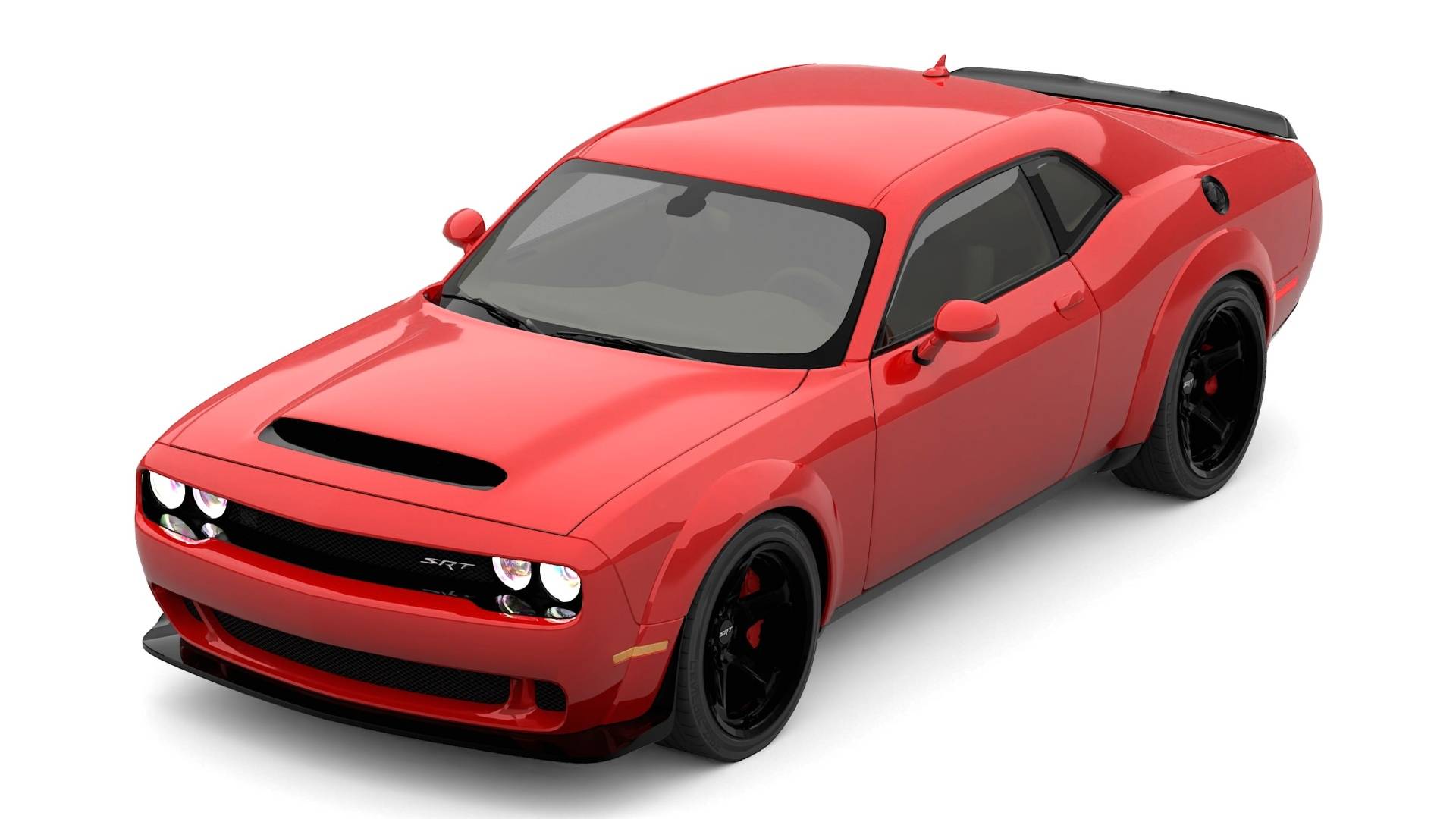 Dodge Challenger Srt Demon Blender 3D Car model