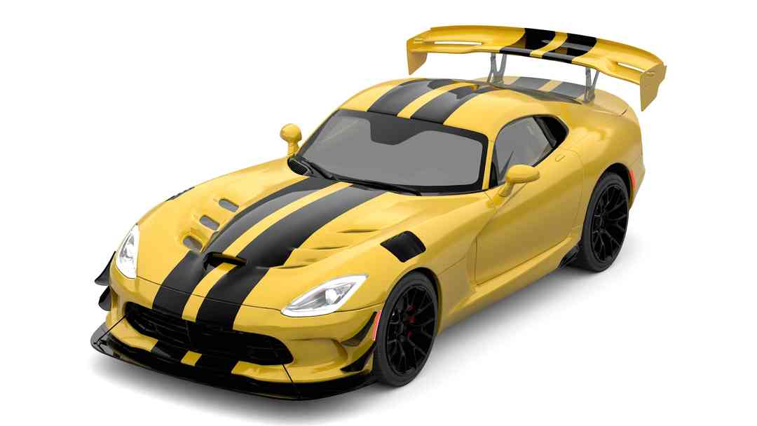 Dodge Viper Srt Blender 3D Car model