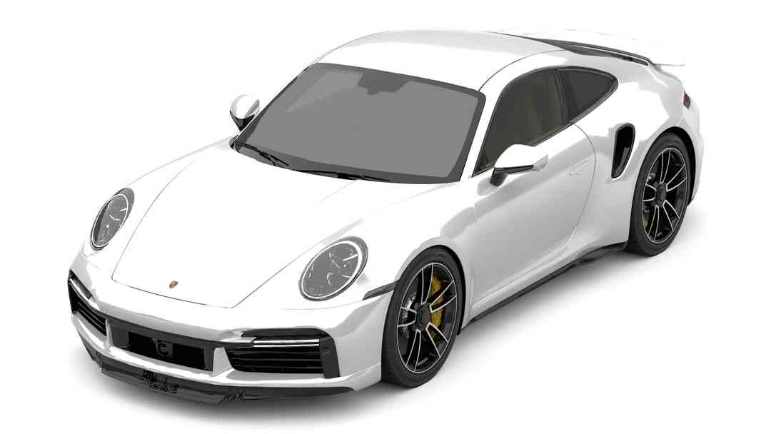 Porsche 911 Turbo S Blender 3D Car model