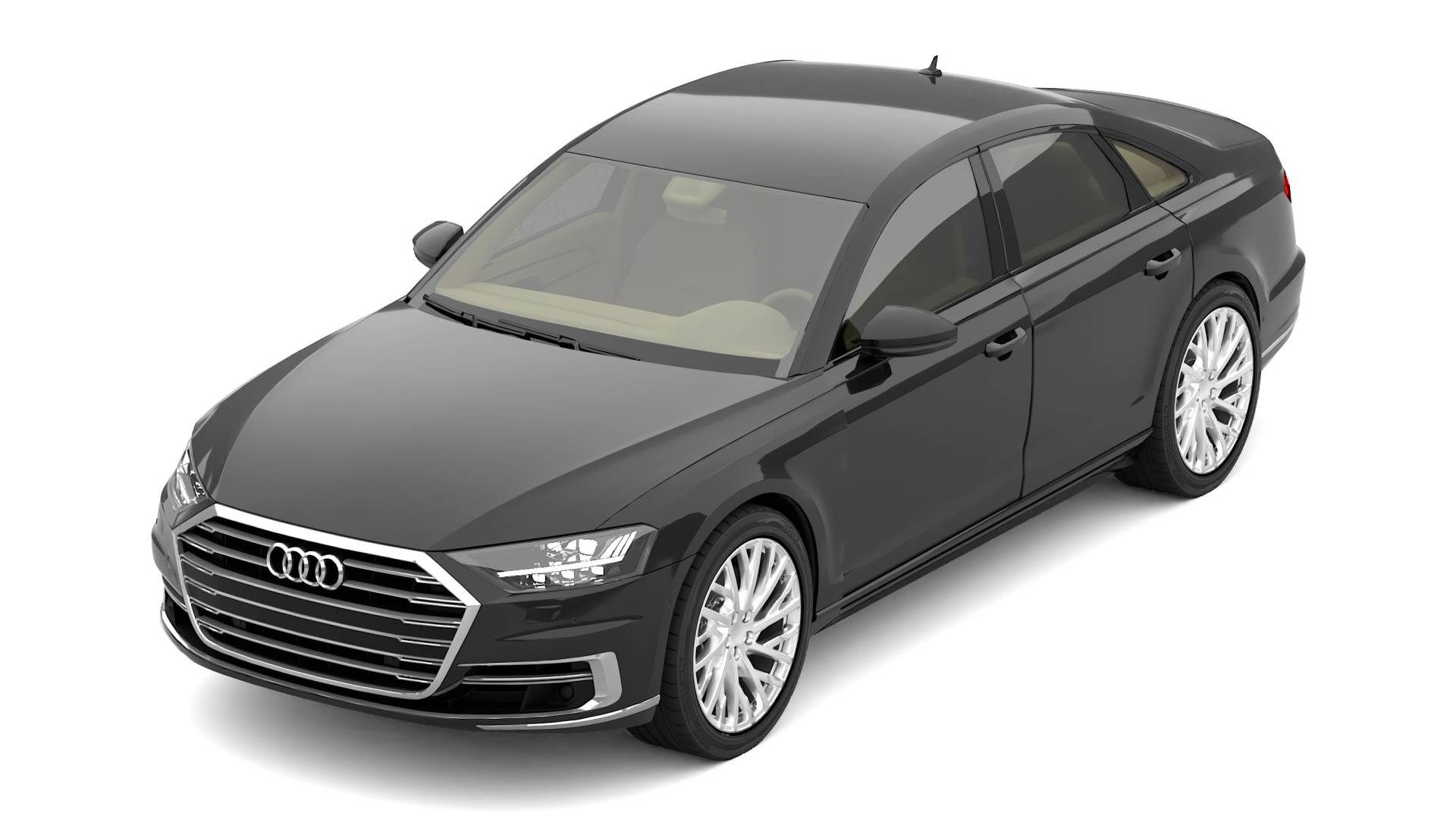 Audi A8 Blender 3D Car model