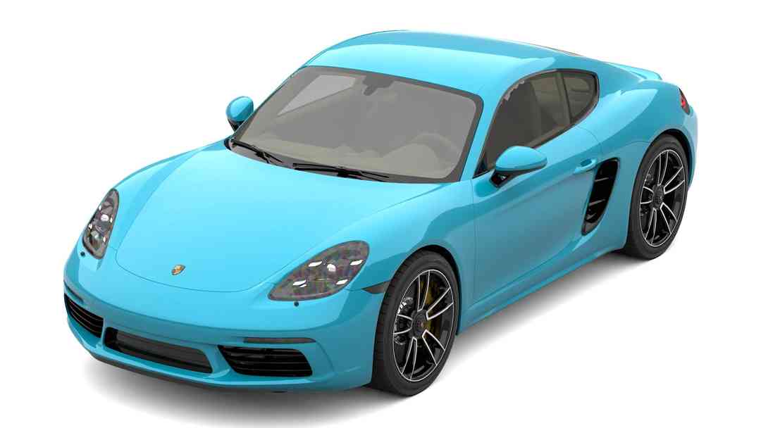 Porsche 718 Cayman Blender 3D Car model