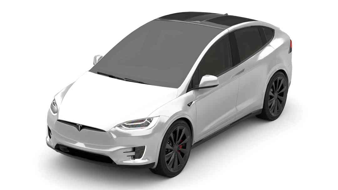 Tesla Model X Blender 3D Car model