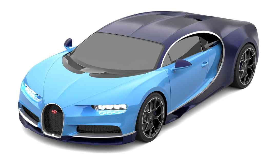 Bugatti Chiron Blender 3D Car model