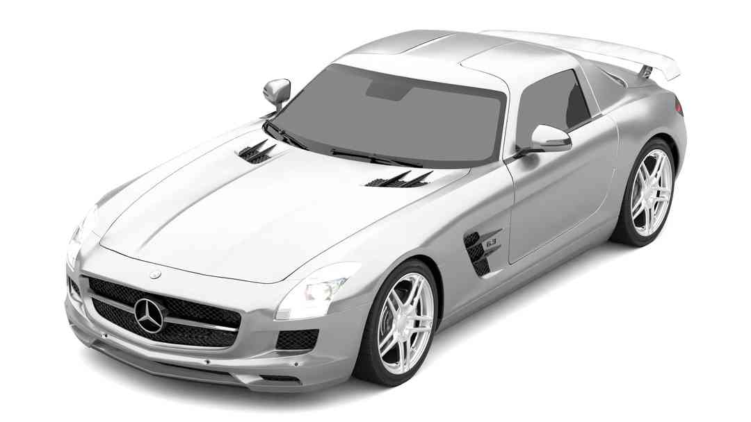 Mercedes Sls Blender 3D Car model