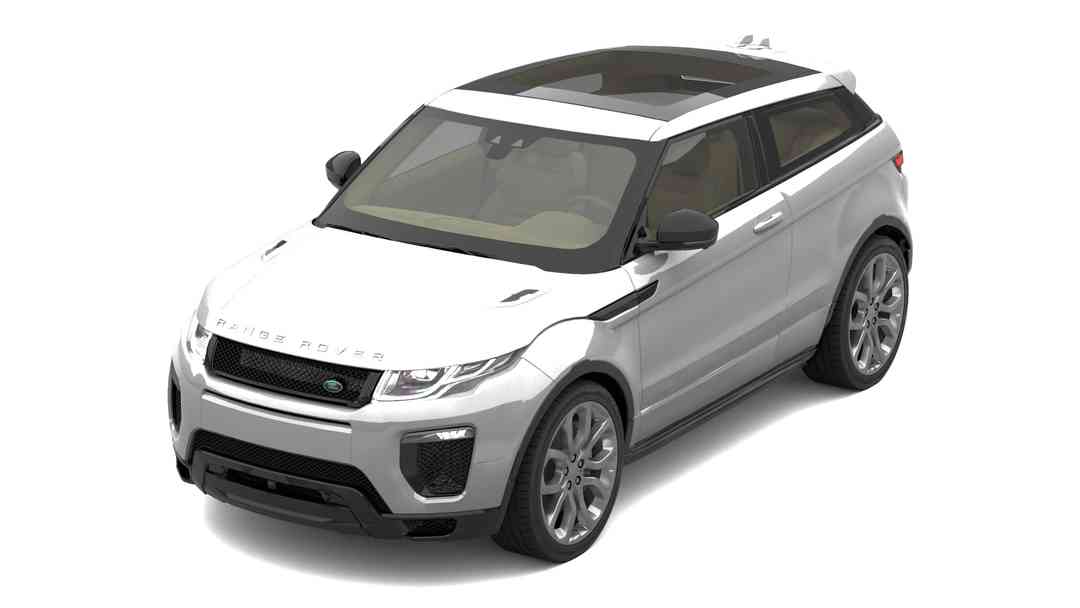 Range Rover Evo Blender 3D Car model