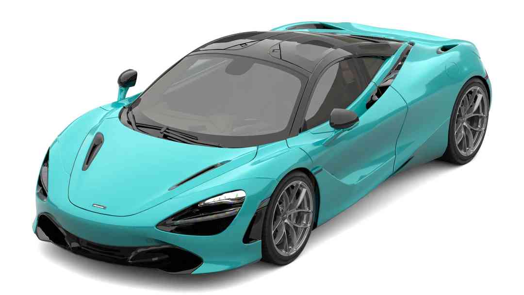 Mclaren 720s Blender 3D Car model