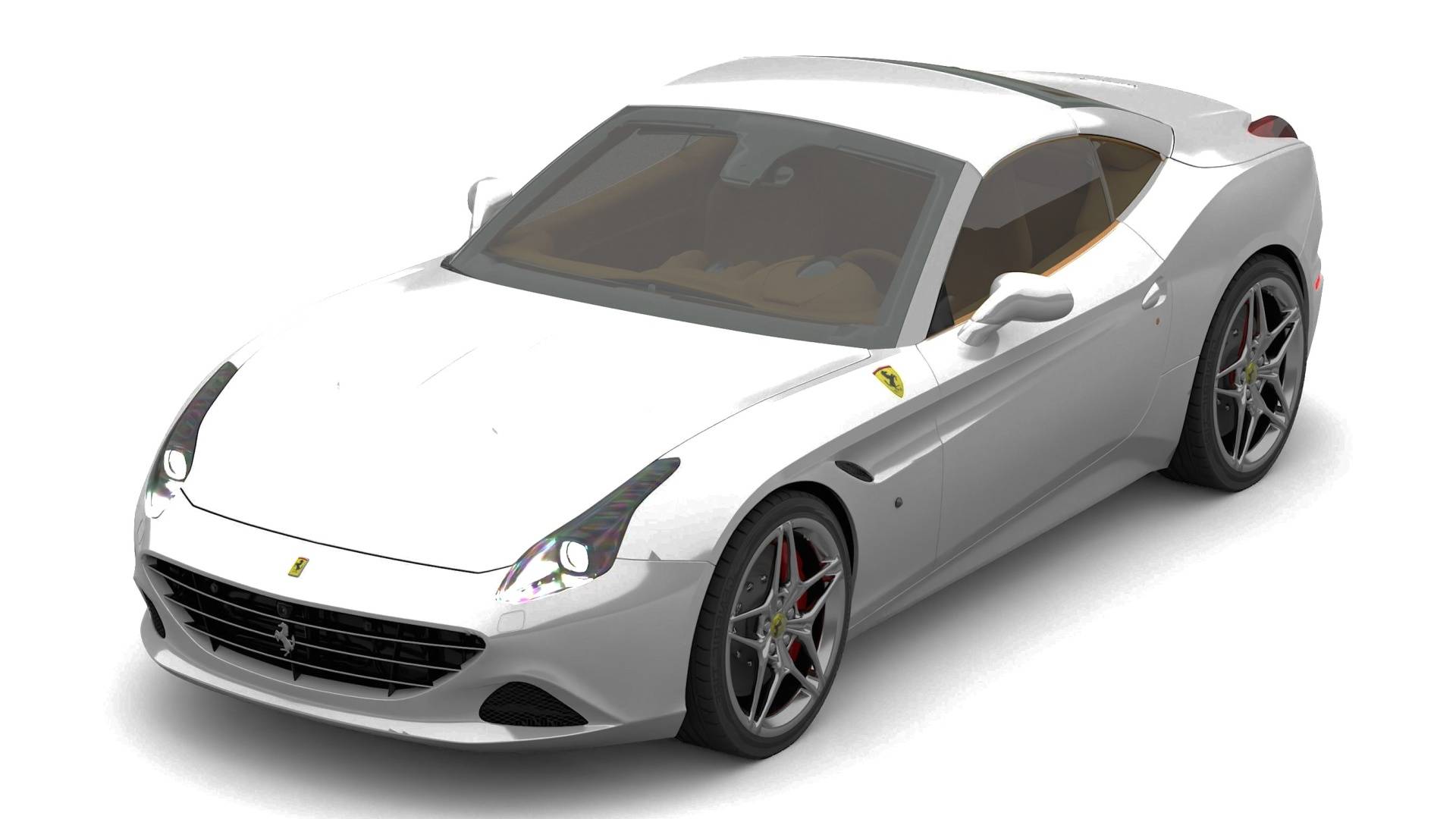 Ferrari California Blender 3D Car model