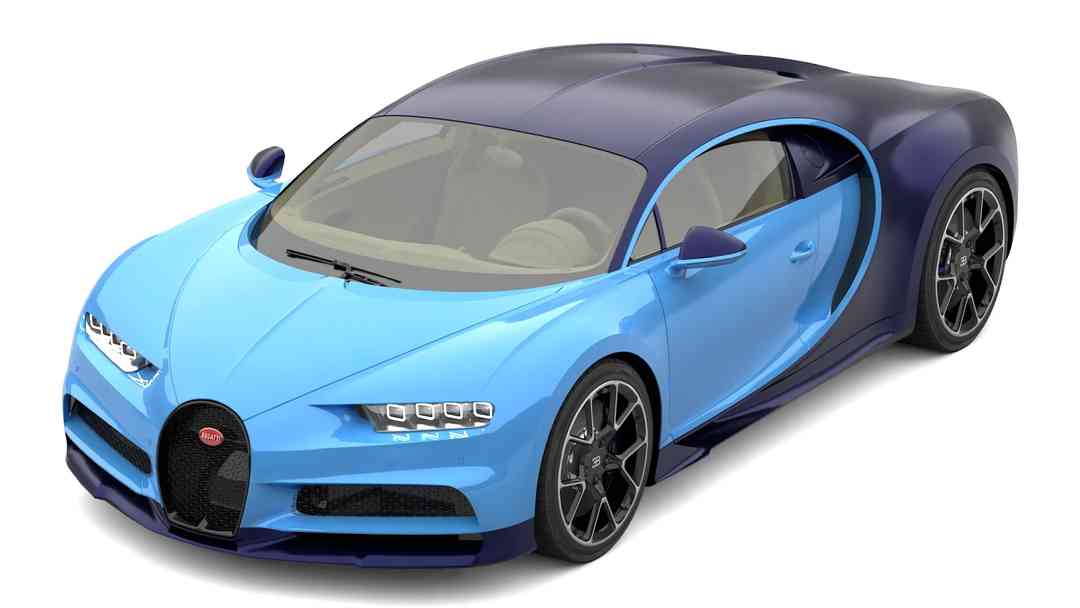 Bugatti Chiron Sport Blender 3D Car model