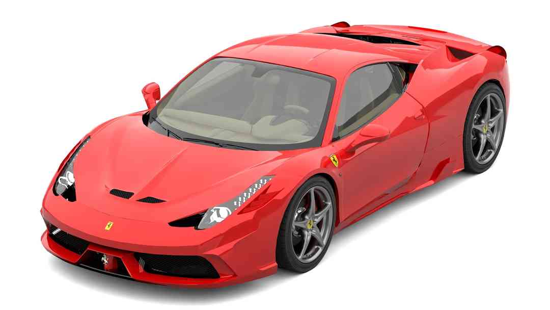 Ferrari 458 Speciale Blender 3D Car model