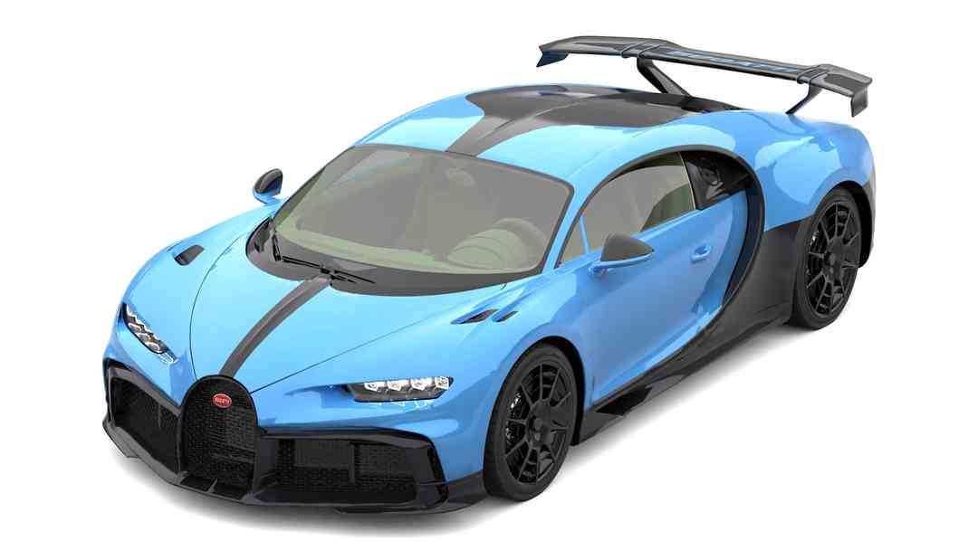 Bugatti Chiron Pur Sport Blender 3D Car model