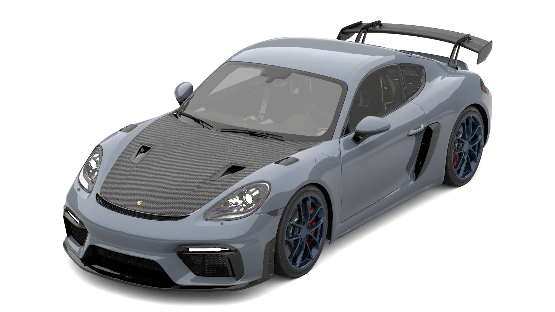 Porsche Gt4 Rs Blender 3D Car model