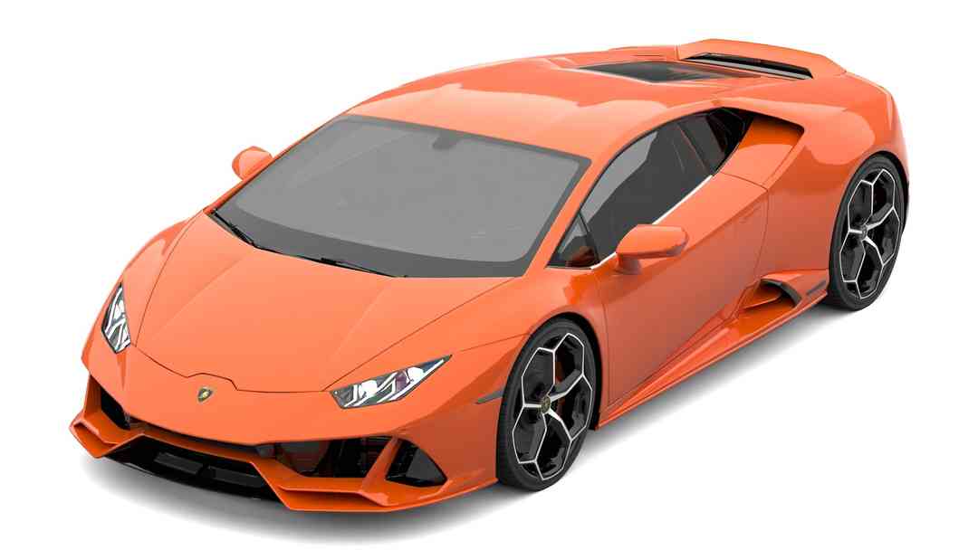 Lamborghini Huracan Evo Blender 3D Car model