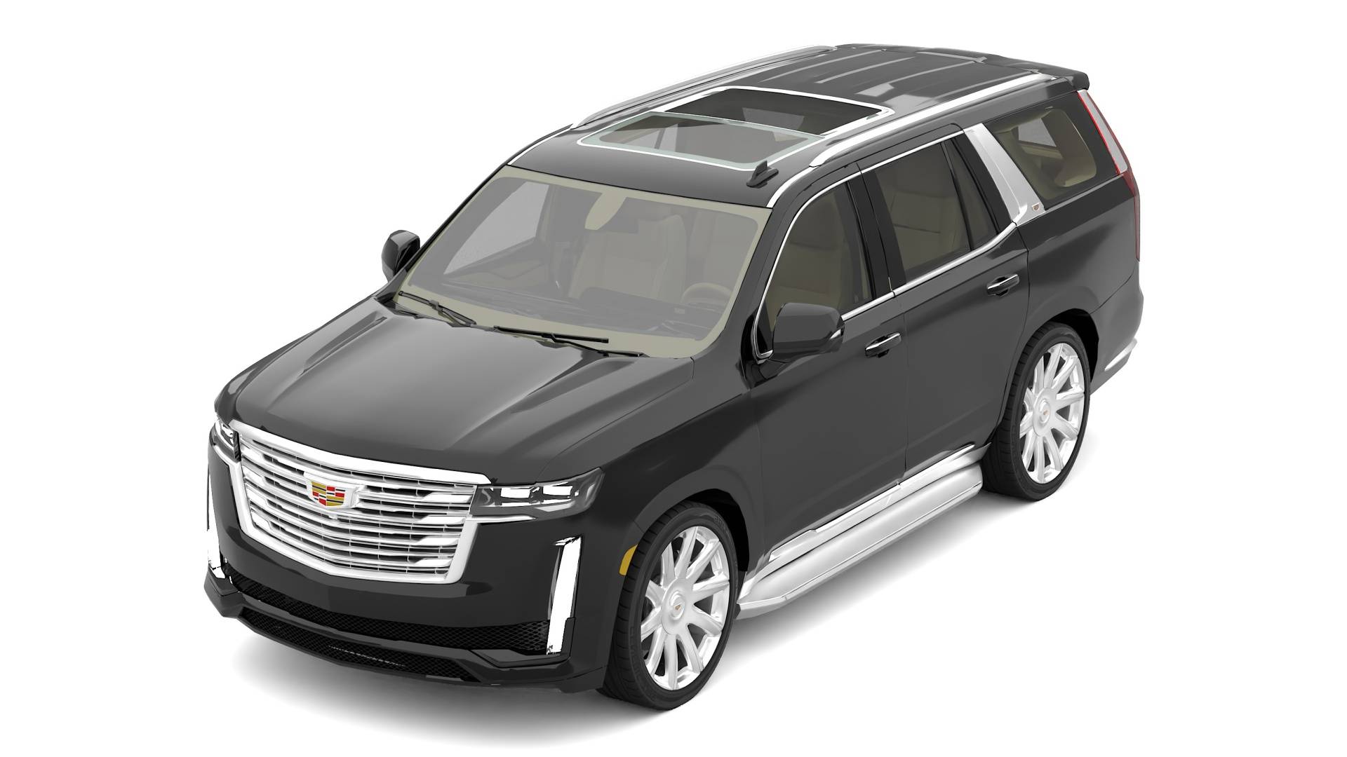 Cadillac Escalade 2022 Blender 3D Car model