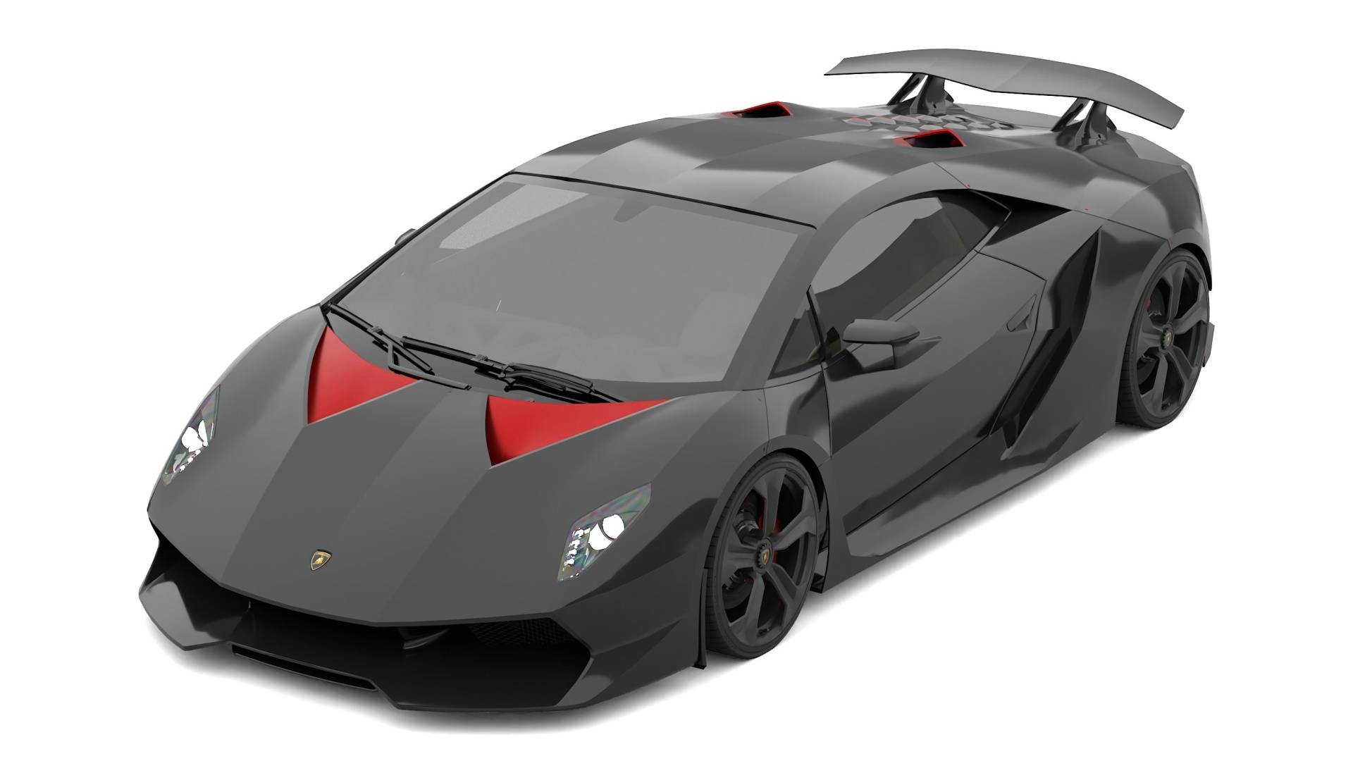 Lamborghini Sesto Elemento Blender 3D Car model